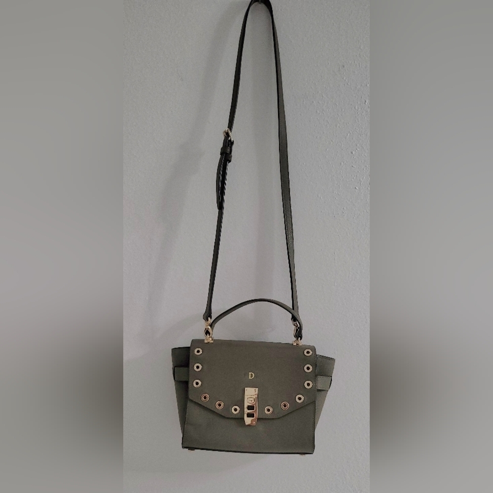 Henri Bendel Olive Green Crossbody Bag
